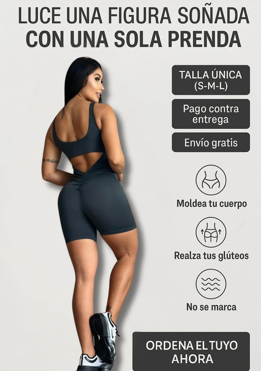 Enterizo Corto Cobertura En Espalda